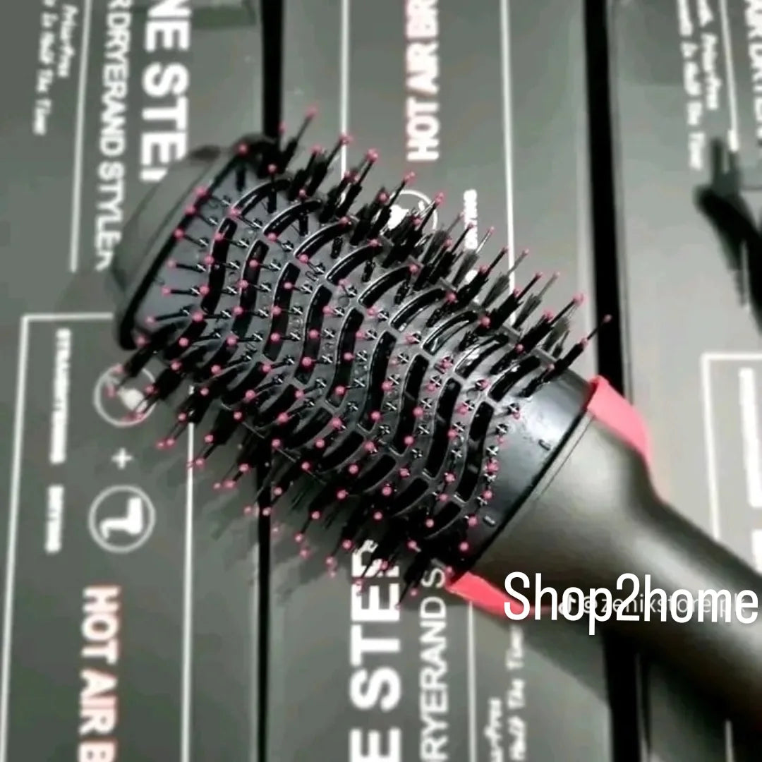 3-in-1 One Hot Air Brush Hair Dryer & Styler – Drying, Straightening & Volumizing Brush